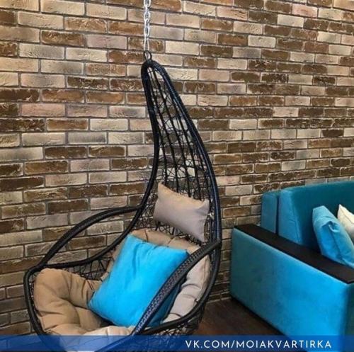 Уютная гостиная. В стиле лофт. 03