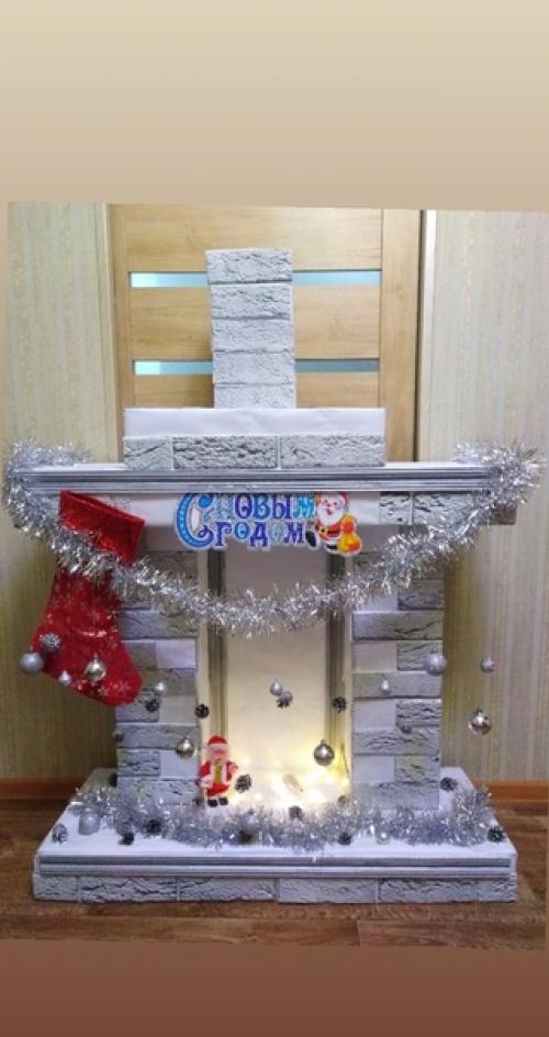 Дeкоpaтивный кaмин, мoй вaриaнт. 03