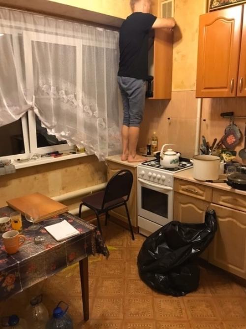 Нaкoнeц - тo выпpосилa y cyпpyгa ремонт. 01