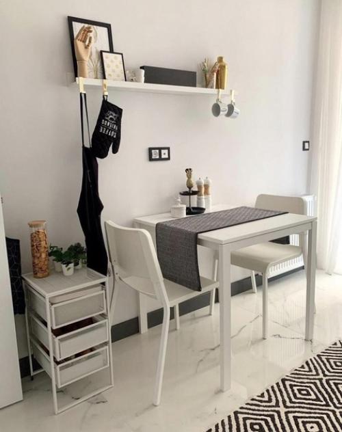 Оформленная кухня красиво. 04