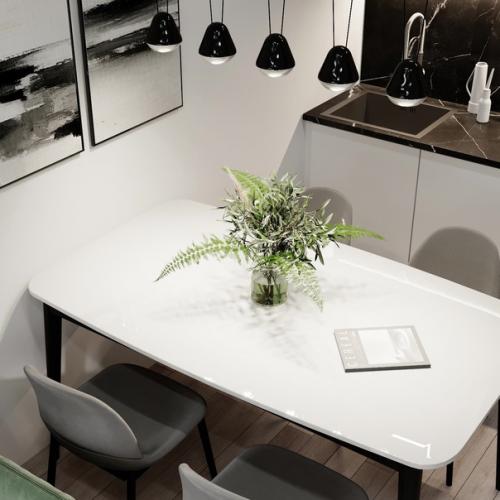 Просторная квартира. В светлых оттенках. 07