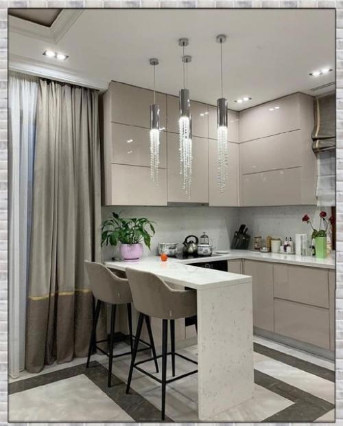 Интерьер квартиры. В светлых тонах.