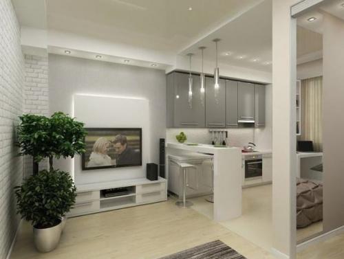 Результат ремонта. Получилось светло и уютно. 01