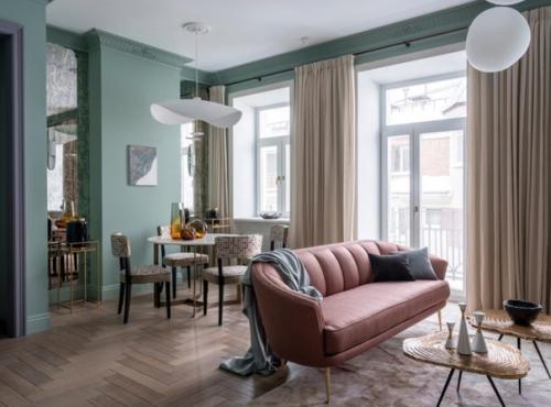 Интерьер просторной квартиры. 01