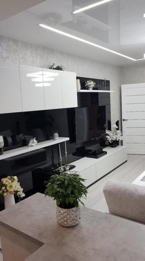 Интерьер гостиной в деталях. 03