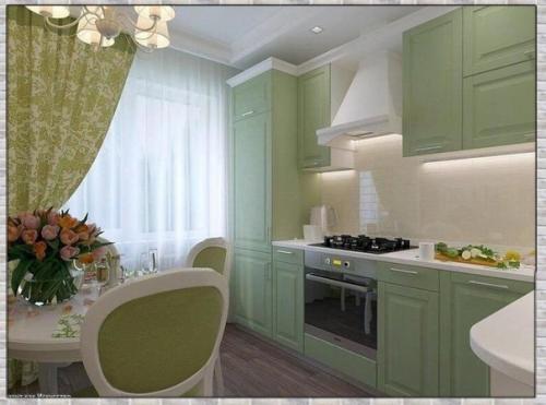 Интерьер красивой кухни.