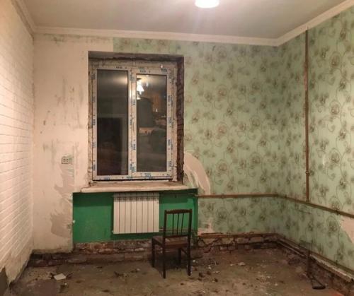 Процесс преображения квартиры.