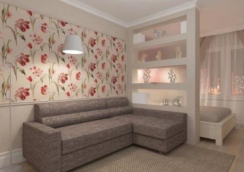 Интерьер небольшой квартиры.