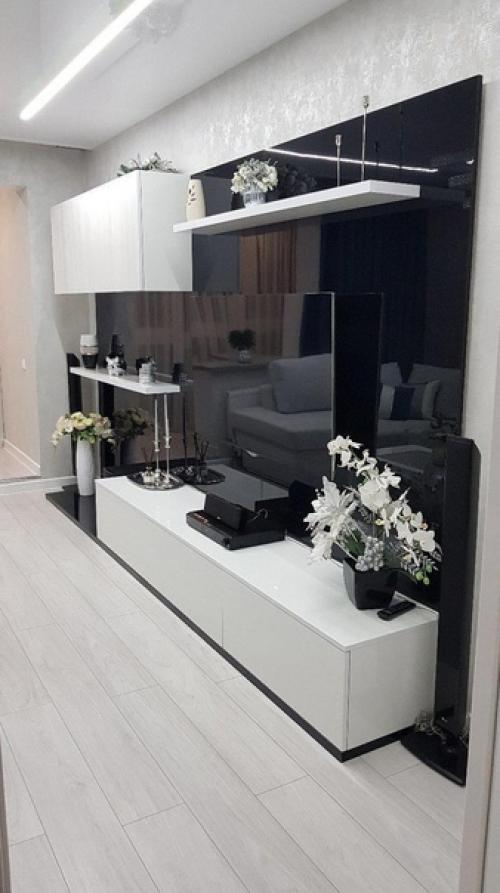 Интерьер гостиной в деталях. 04