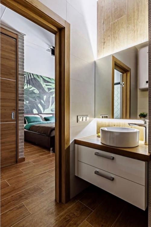 Маленькая и стильная студия. 08