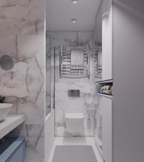 Современная квартира. В светлых оттенках. 02