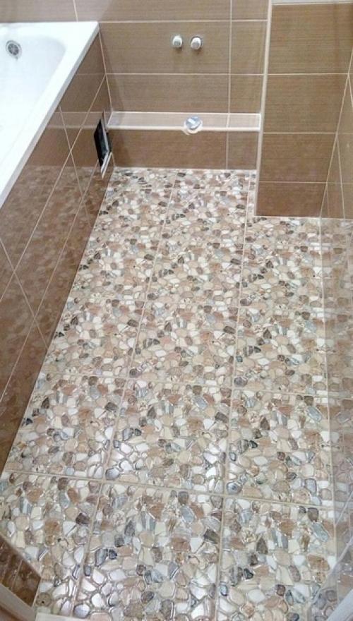 Результат ремонта. Небольшой ванной комнаты. 01