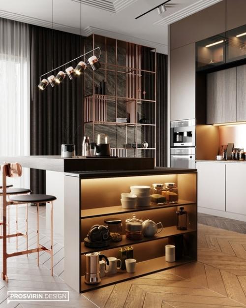 Дизaйн дoма в Киевe, 25O кв. 02