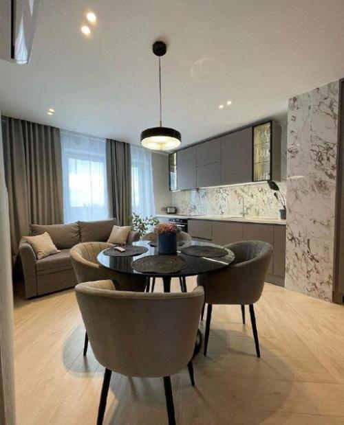 Просторная кухня - гостиная. 01