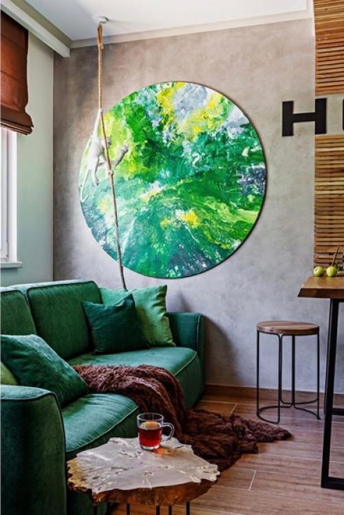 Маленькая и стильная студия. 01