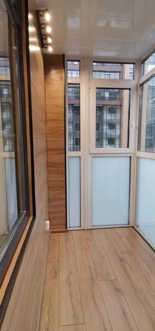 Результат ремонта балкона.