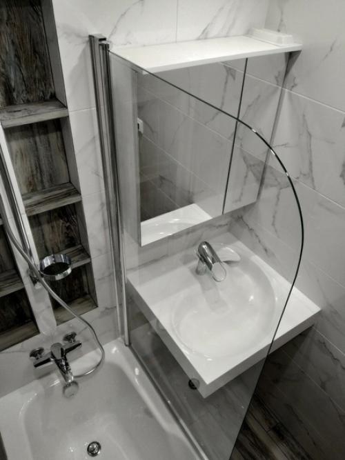 Ремонт от подписчиков делали первый раз, решились на укладку плитки самостоятельно. 03