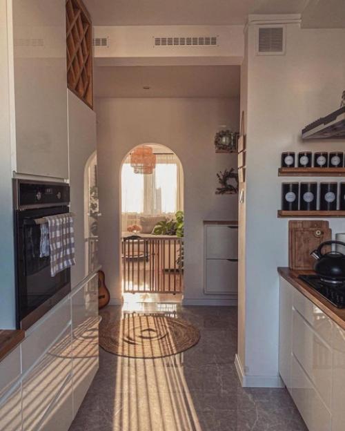 Интерьер квартиры. В светлых тонах. 05