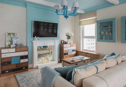 Реализованный ремонт потрясающие цвета и мебель подобрана с большим вкусом, она полностью отображает стиль проекта.