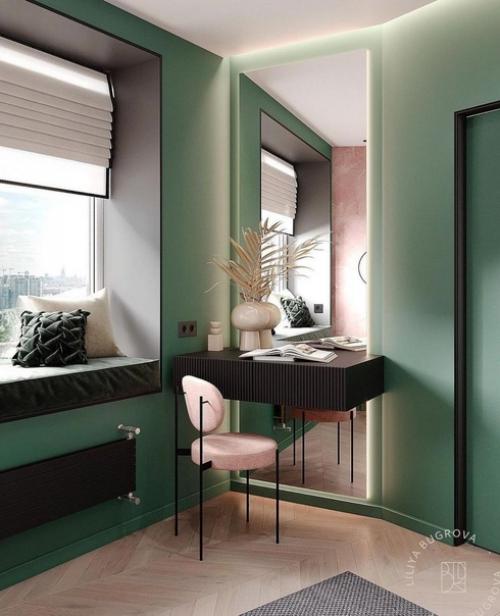 Современный интерьер. В приятном сочетании цветов. 02