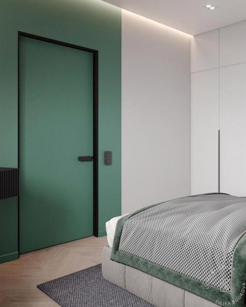 Современный интерьер. В приятном сочетании цветов. 01