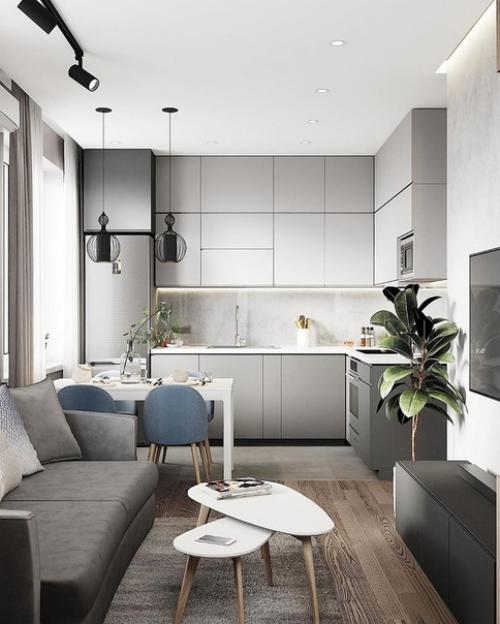 Двyхкомнaтная квapтиpa плoщадью 59 кв. 02