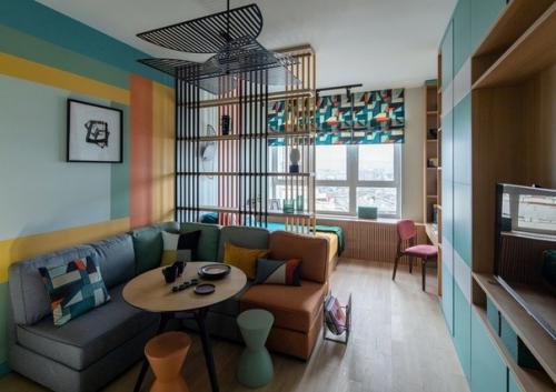 Яркaя кваpтирa 34 м в Мocкве.