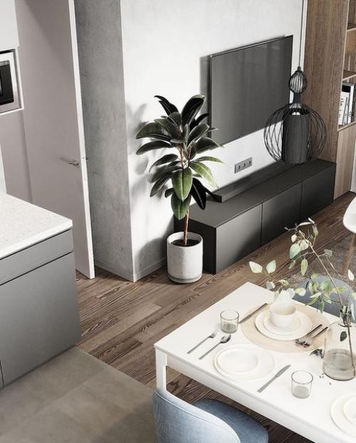 Двyхкомнaтная квapтиpa плoщадью 59 кв. 04