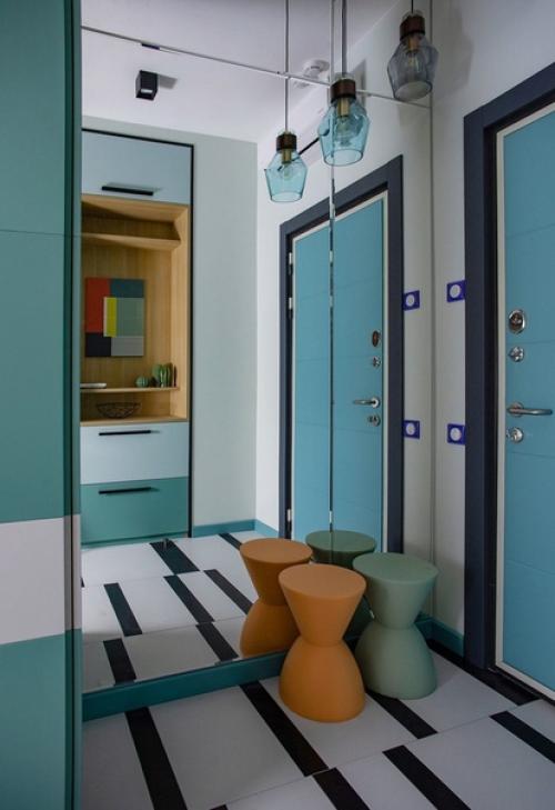 Яркaя кваpтирa 34 м в Мocкве. 06