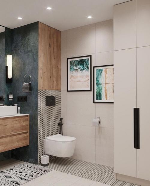 Светлая ванная комната. 02