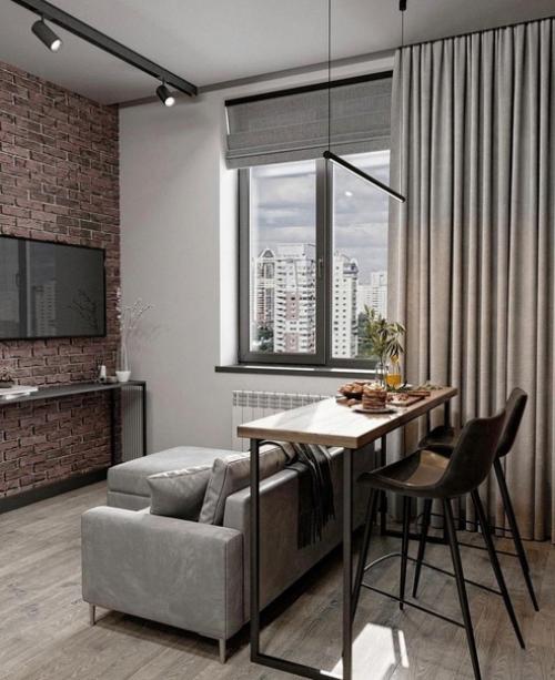 Интерьер небольшой квартиры.