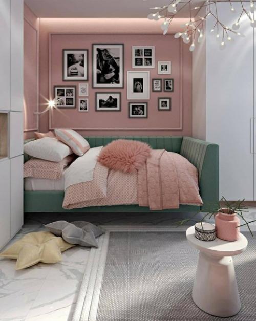 Стильный интерьер. Комнаты для девочки. 01