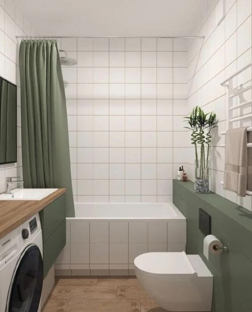 Небольшая ванная комната. 01