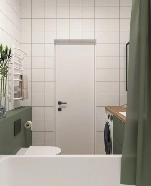 Небольшая ванная комната. 03