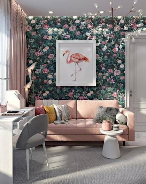 Стильный интерьер.
Комнаты для девочки.
