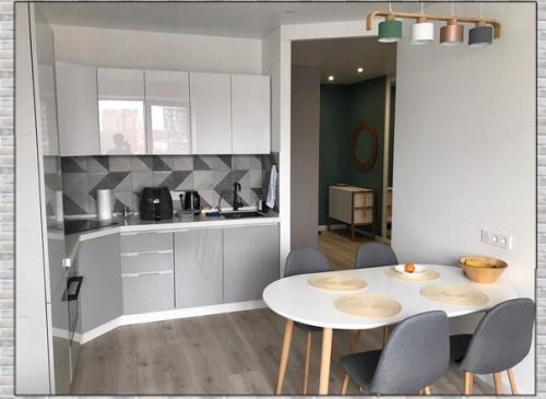 Красивый интерьер. С элементами скандинавского стиля.