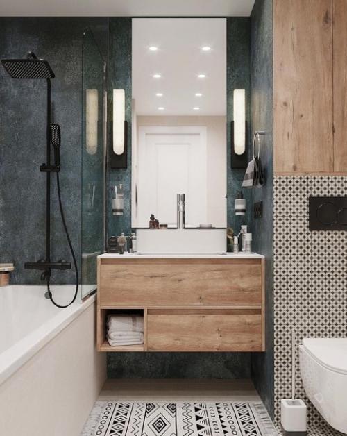 Светлая ванная комната. 04