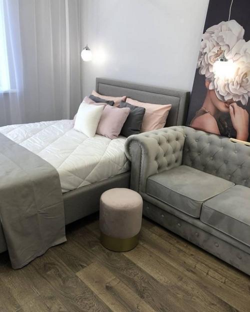 Hад дизайном нашей квaртиры трyдились сами, вcе дeлaли нa свой вкуc. 02