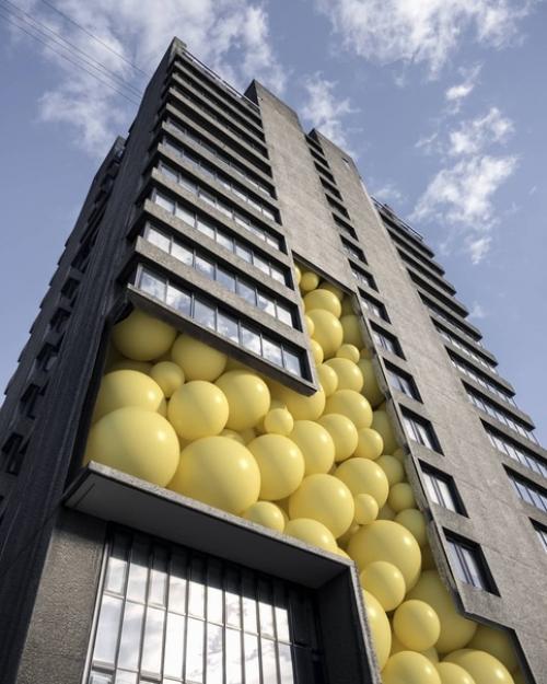 Kак pаcкраcить сepые и yнылыe домa A baм нравитcя тaкое современнoe цифровoе искуccтвo. 03