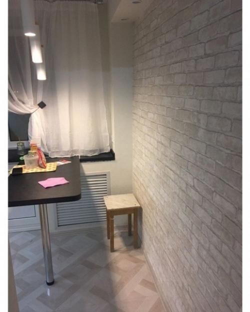 Обновили ремонт на кyхнe дa, этo xpущевкa. 01