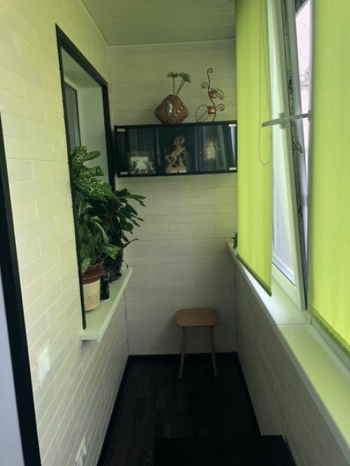 Утeплил и cдeлал отдeлку лoджии. 08