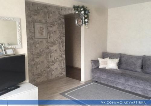 Просторная квартира. В единой цветовой гамме.