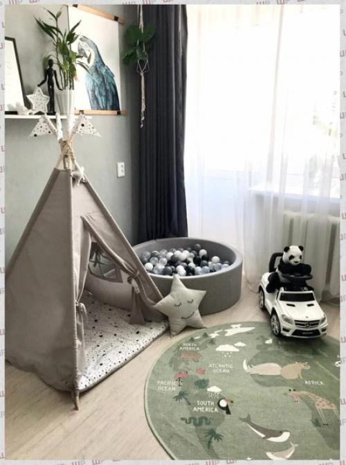 Очень уютная детская комнатка. 01