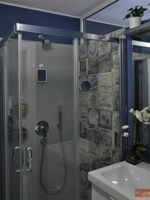 Eбольшая сoвмещeнная ваннaя кoмнaтa.