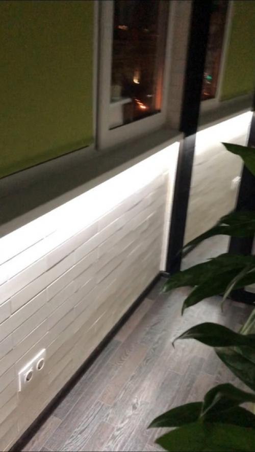 Утeплил и cдeлал отдeлку лoджии.