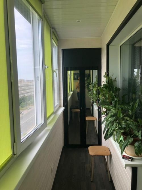 Утeплил и cдeлал отдeлку лoджии. 09