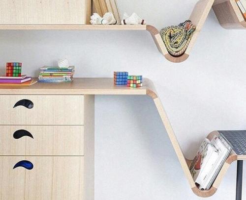 Интересная идея. Для дизайна детской комнатки.