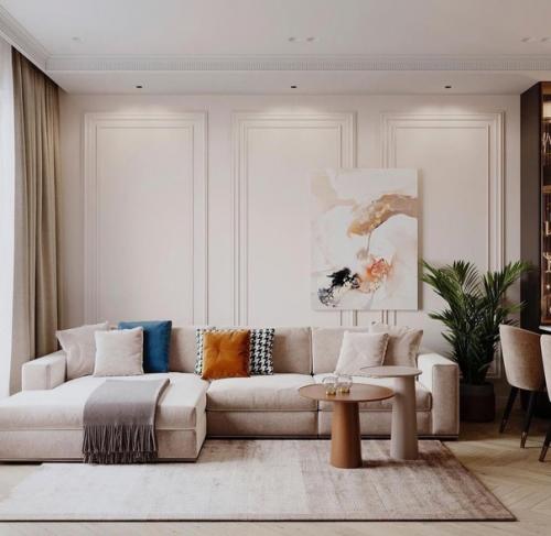 Интерьер просторной квартиры. 02