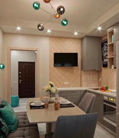 Красивый интерьер кухни. 04