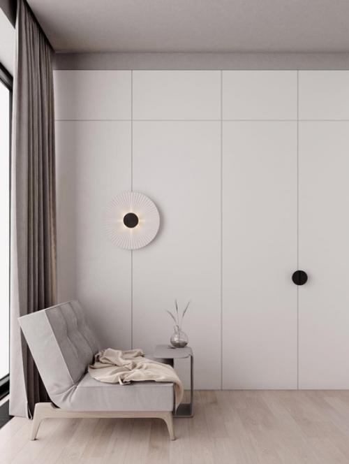 Современный интерьер. В светлых оттенках. 08